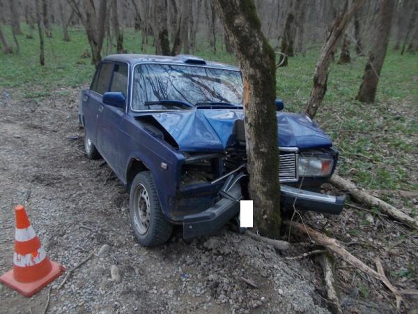 Вблизи Ставрополя «Жигули» врезались в дерево, есть пострадавшие